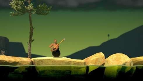 Getting Over It with Bennett Foddy screenshot 1