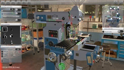 Milling Machine Simulator 3D screenshot 1