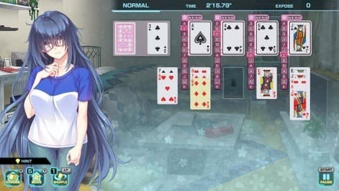 漂亮女孩四王扑克 screenshot 2