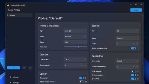 Lossless Scaling screenshot 1