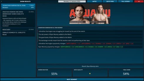 Pro Wrestling Sim screenshot 2